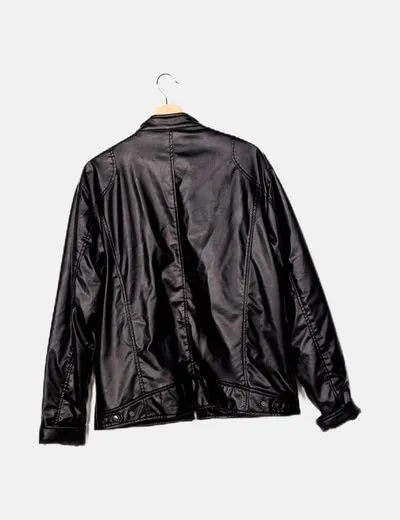 NoName Chaqueta biker negra