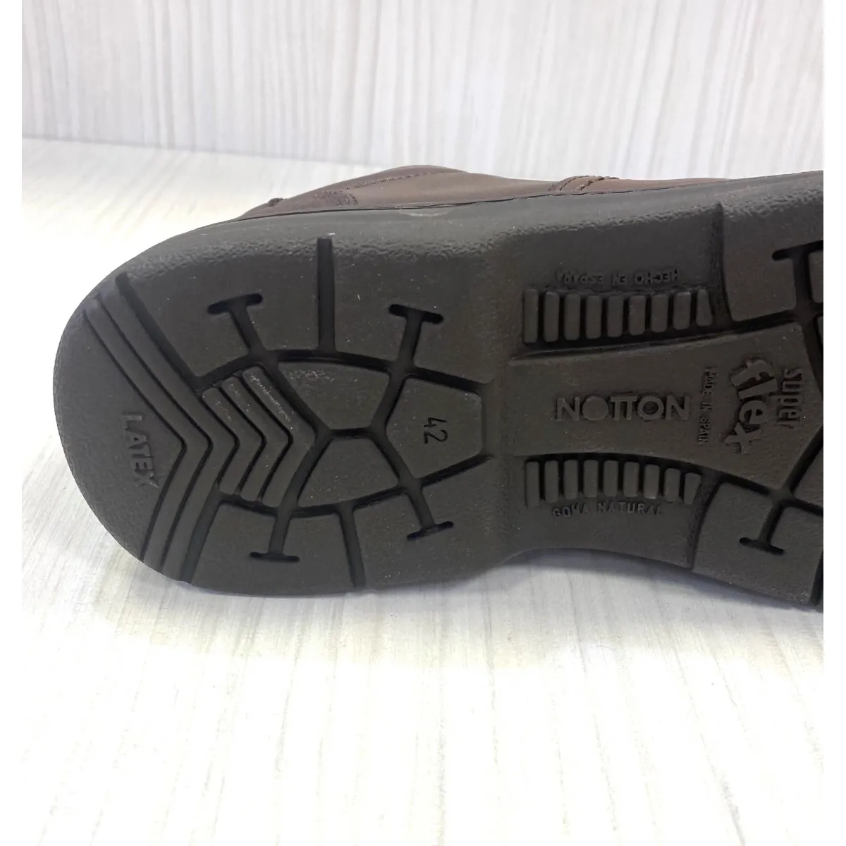 Notton zapato mocasín marrón plantilla extraíble Cathay hombre N0607