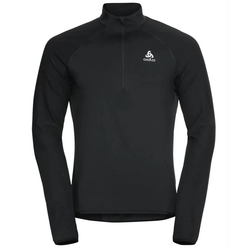Odlo Capa media 1/2 cremallera ZEROWEIGHT (negro) Forro polar para hombre