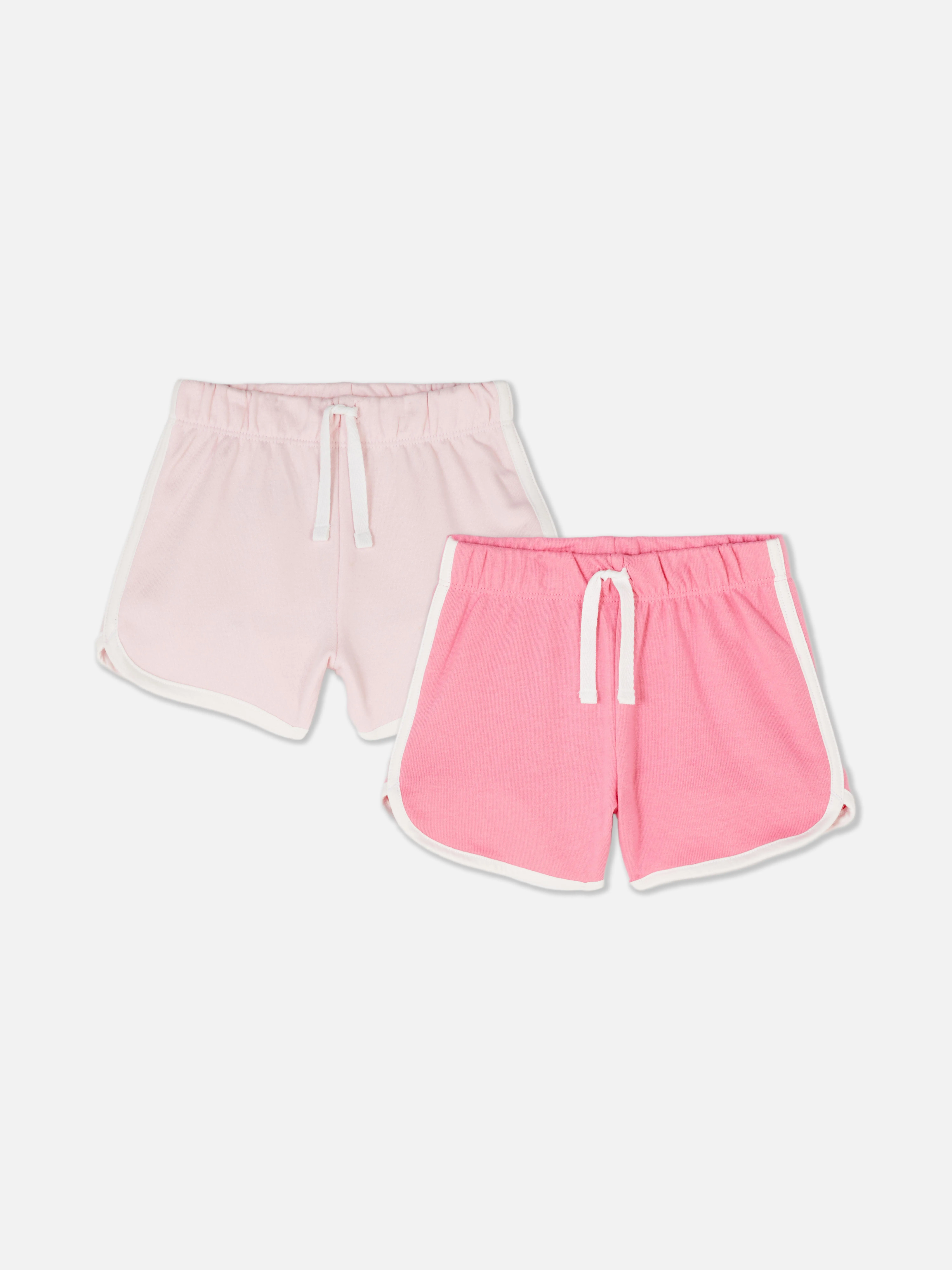Pack de 2 pantalones cortos con cordón de ajuste