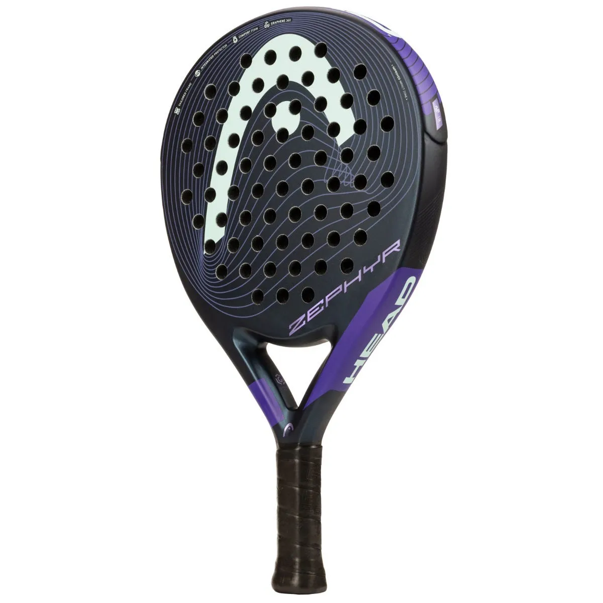 Pala Pádel Head Zephyr 2022 Negra