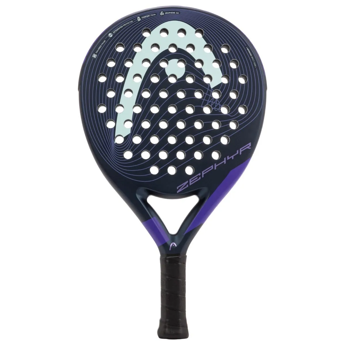 Pala Pádel Head Zephyr 2022 Negra