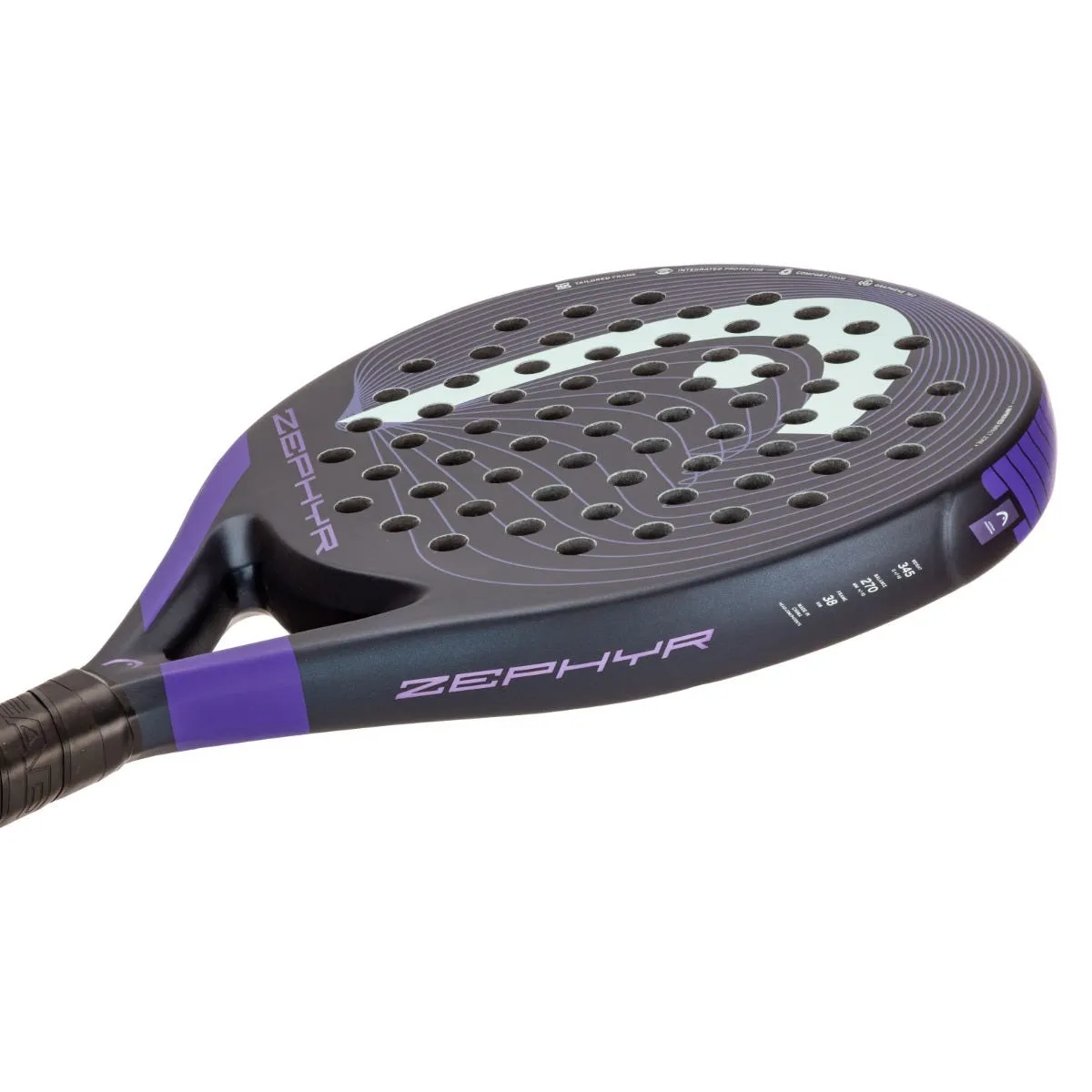 Pala Pádel Head Zephyr 2022 Negra