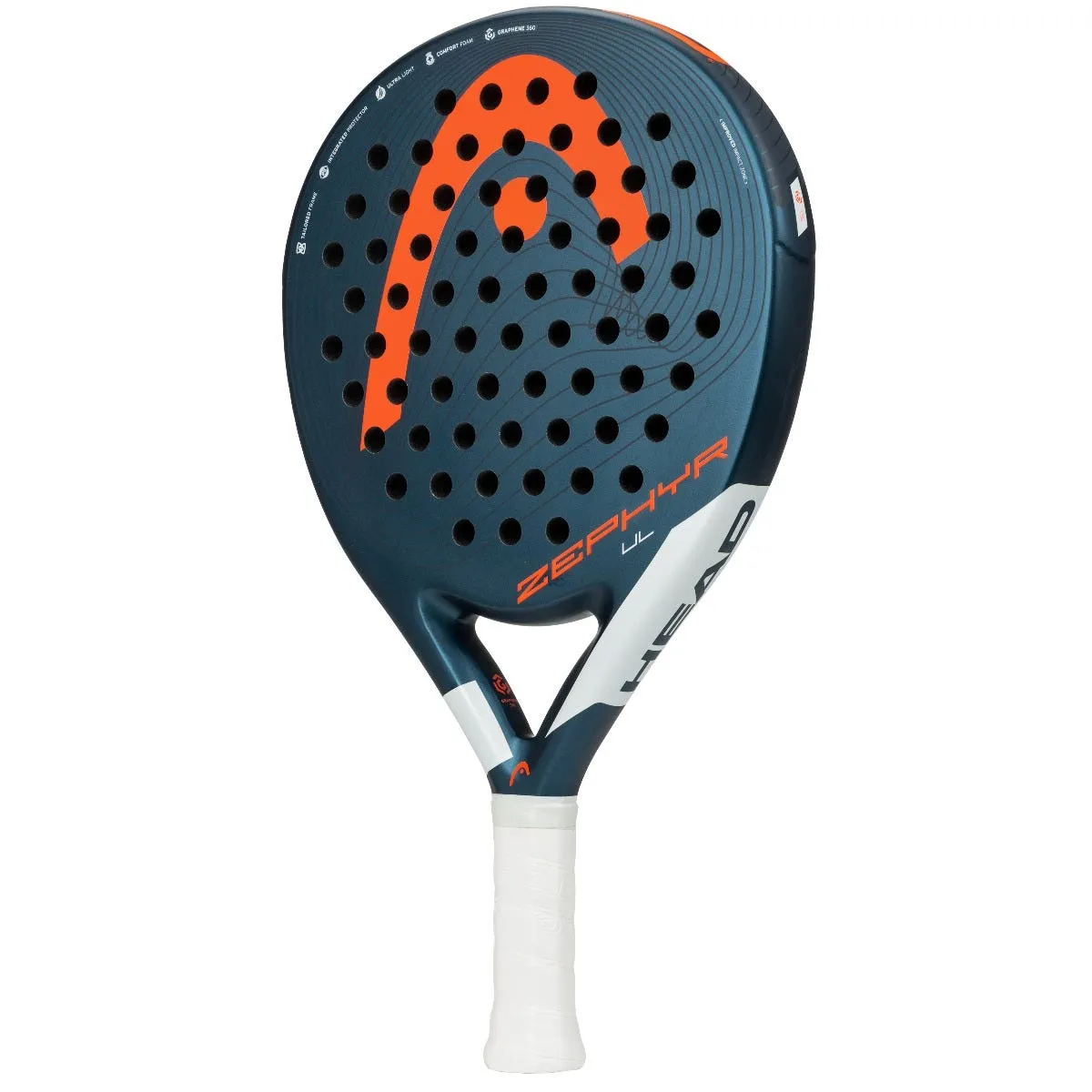 Pala Pádel Head Zephyr UL 2022 Gris Oscuro