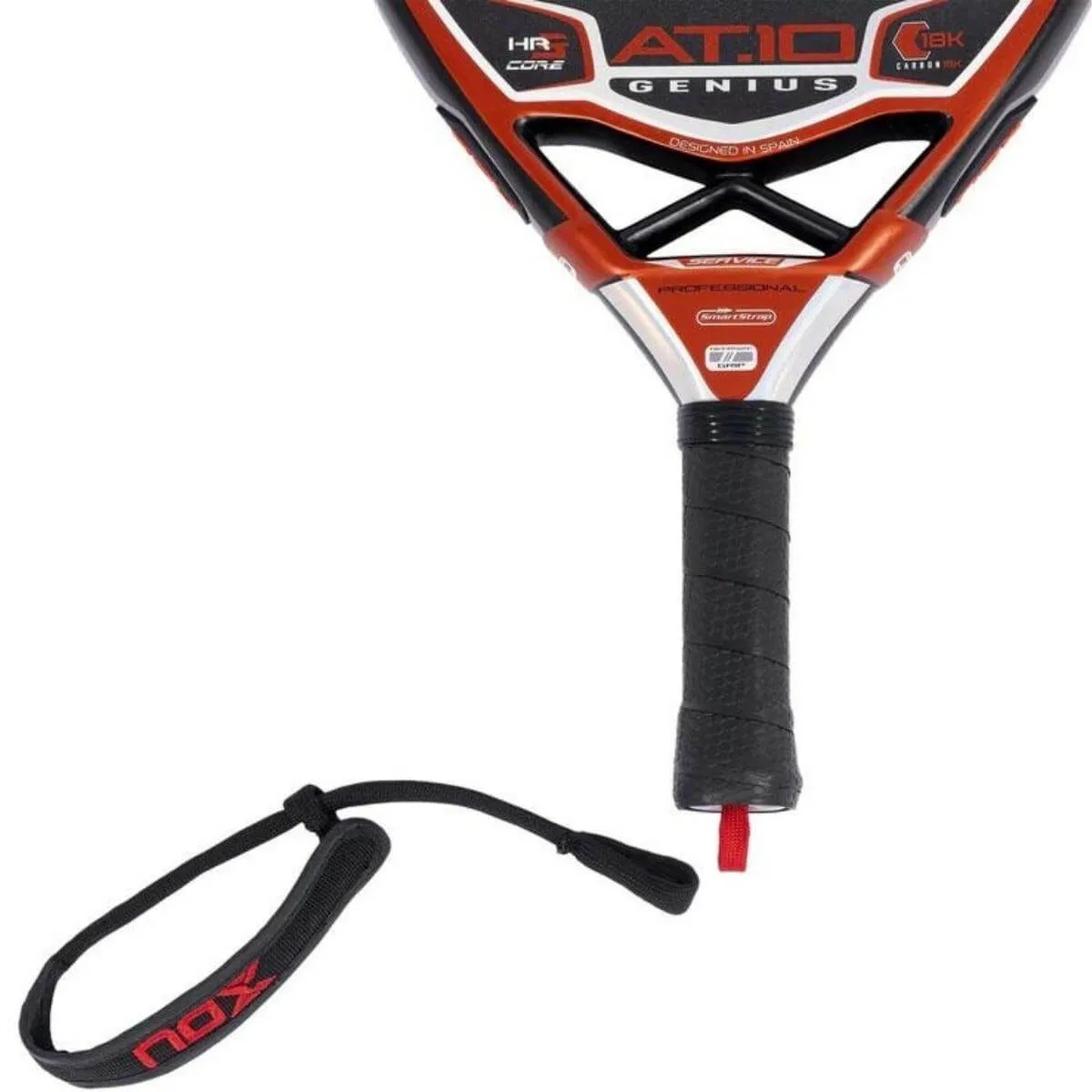 Pala Pádel Nox AT Genius 18K By Agustin Tapia Gris Oscuro 2022