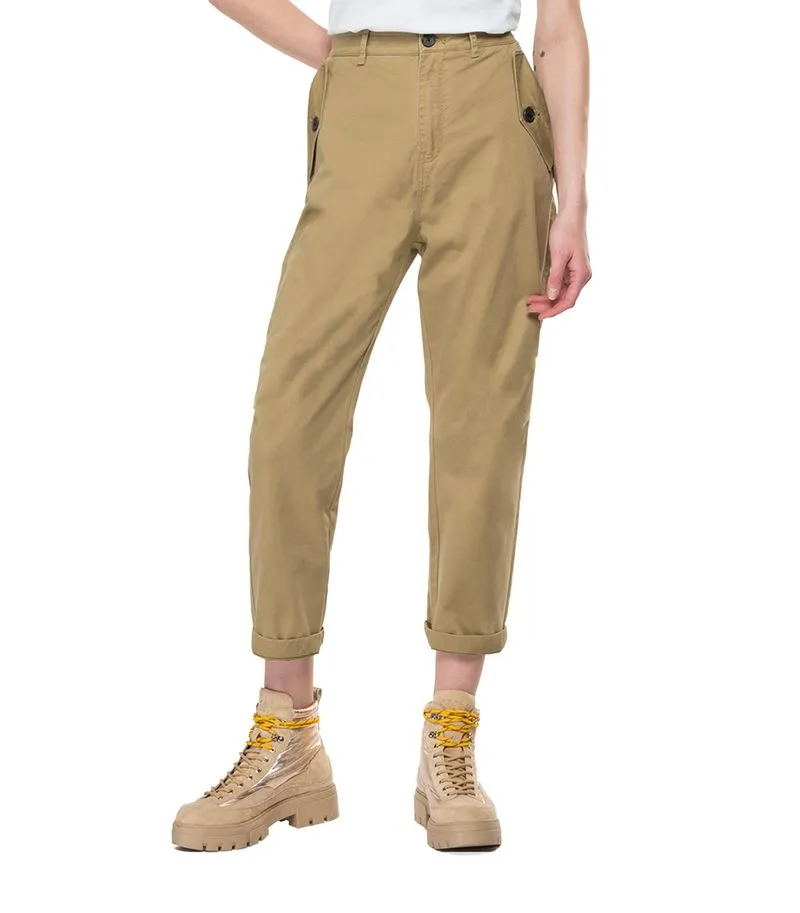 Pantalon Chino Para Mujer Pants Replay 50599