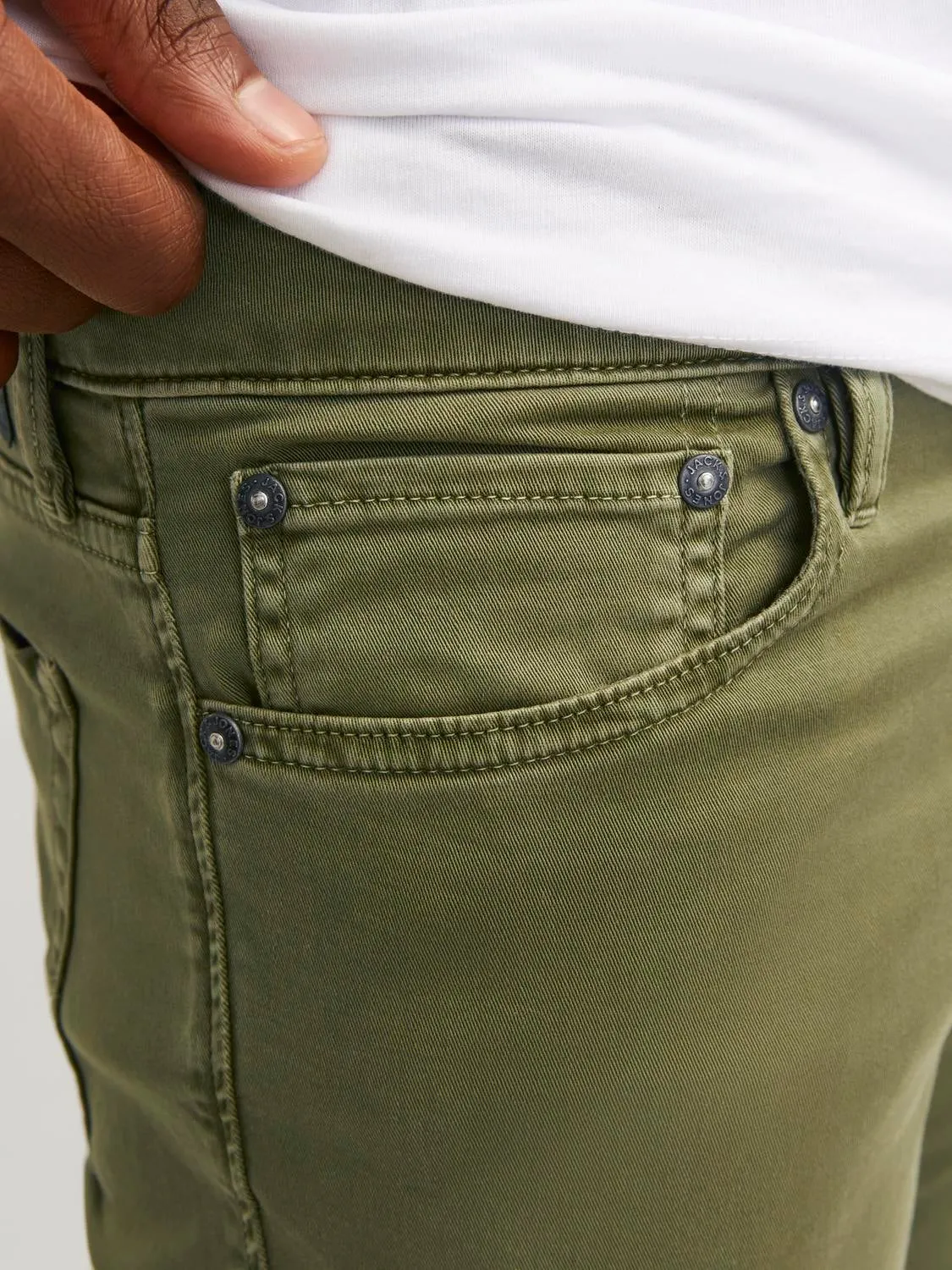 Pantalones chinos Corte slim | Verde oscuro | Jack & Jones®