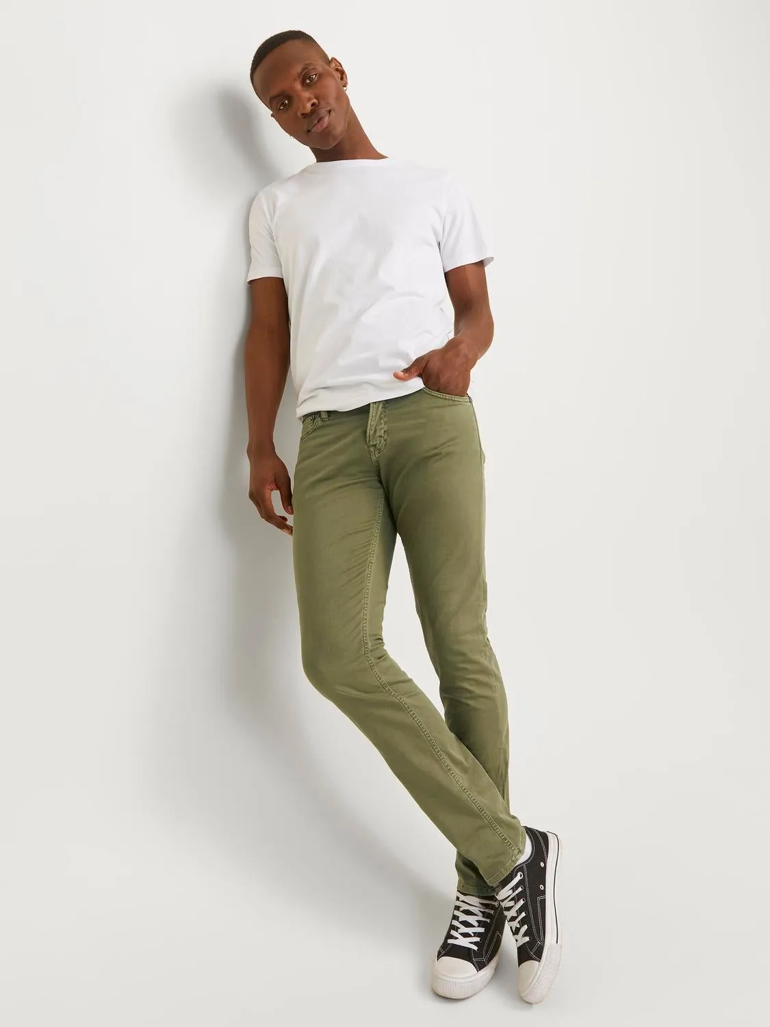 Pantalones chinos Corte slim | Verde oscuro | Jack & Jones®