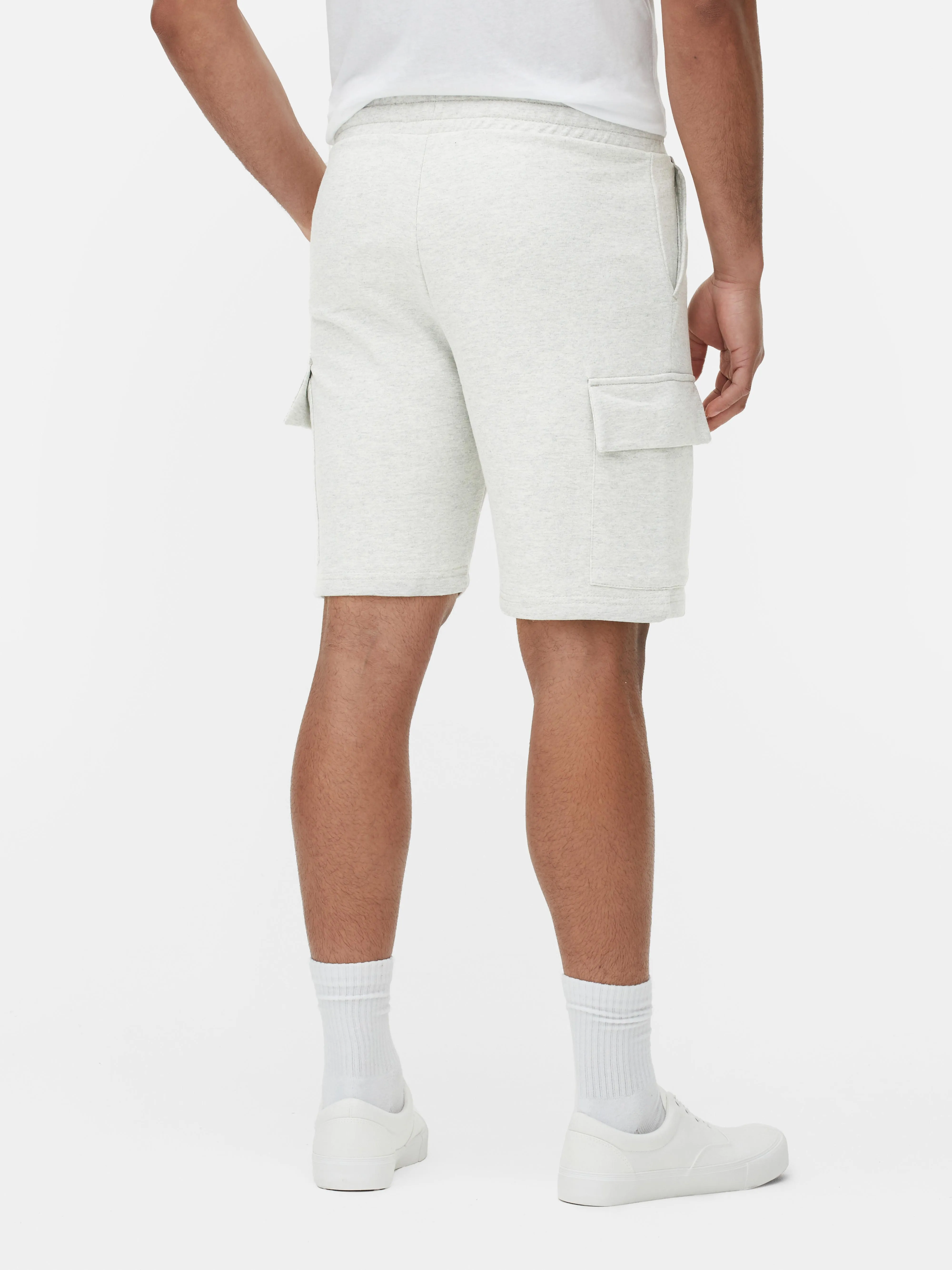 Pantalones cortos cargo de punto