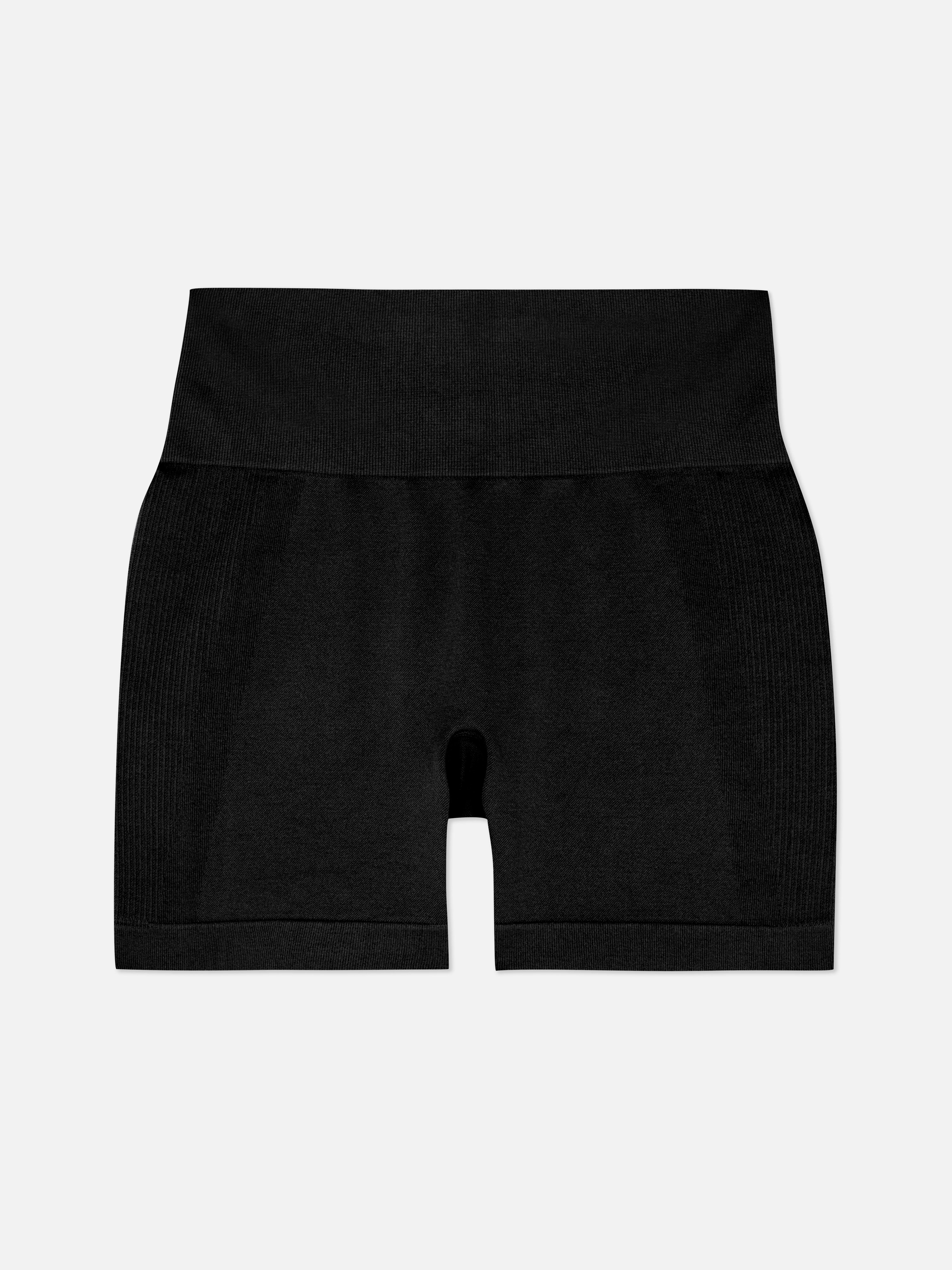Pantalones cortos de talle alto sin costuras