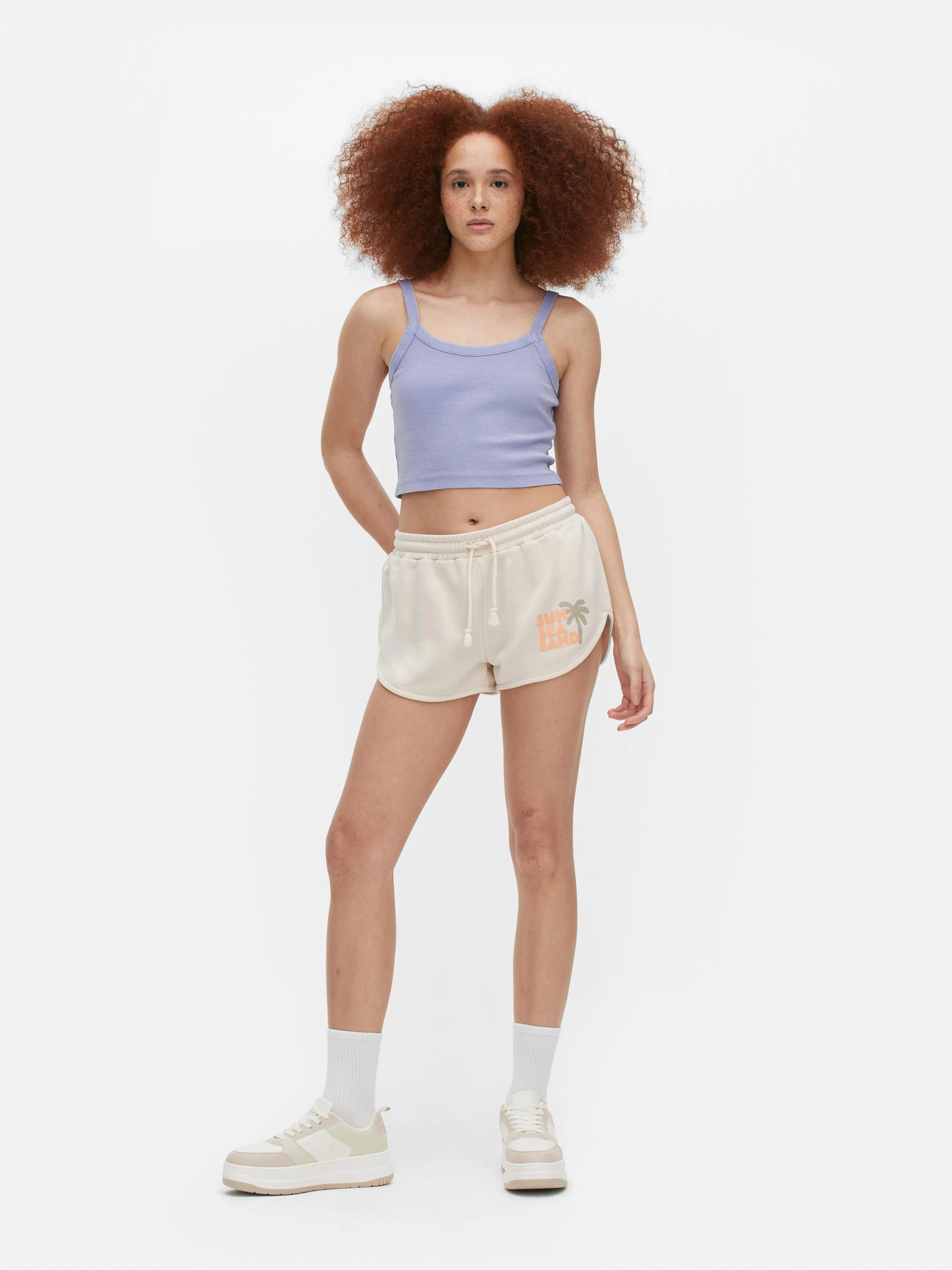 Pantalones cortos deportivos estampados