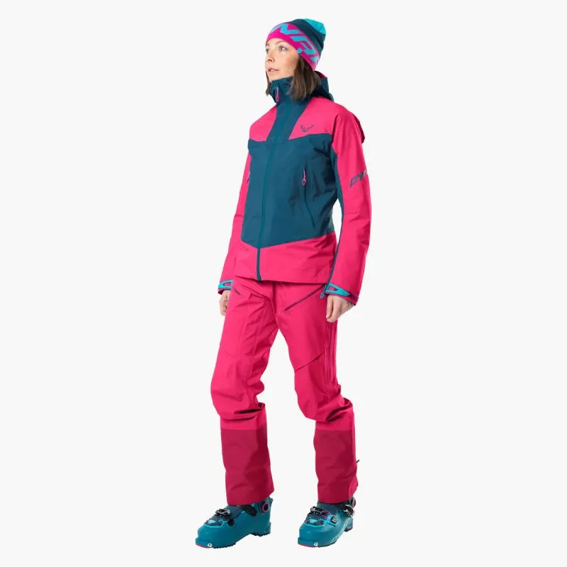 PANTALONES DE ESQUí DE TRAVESíA DYNAFIT RADICAL 2 GORETEX (FLAMINGO) MUJER
