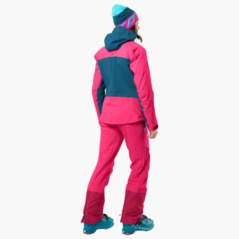 PANTALONES DE ESQUí DE TRAVESíA DYNAFIT RADICAL 2 GORETEX (FLAMINGO) MUJER