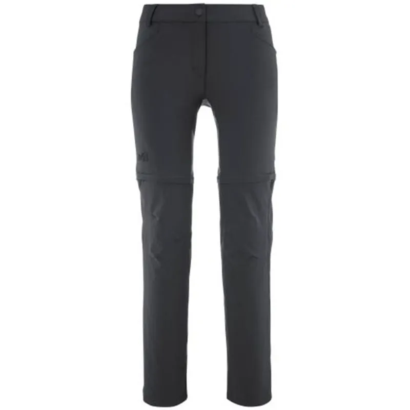 Pantalones de senderismo convertibles Trekker Str III Millet (Negro) Mujer