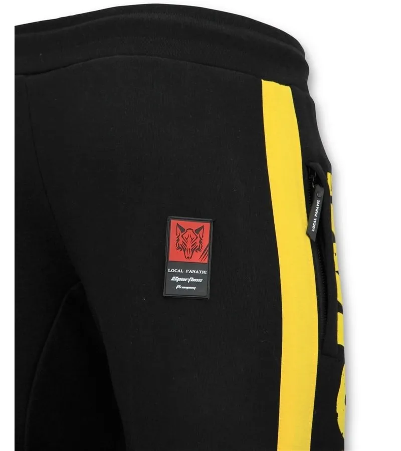 PANTALONES DEPORTIVOS  ITALIAN STALLION ROCKY BALBOA  NEGRO