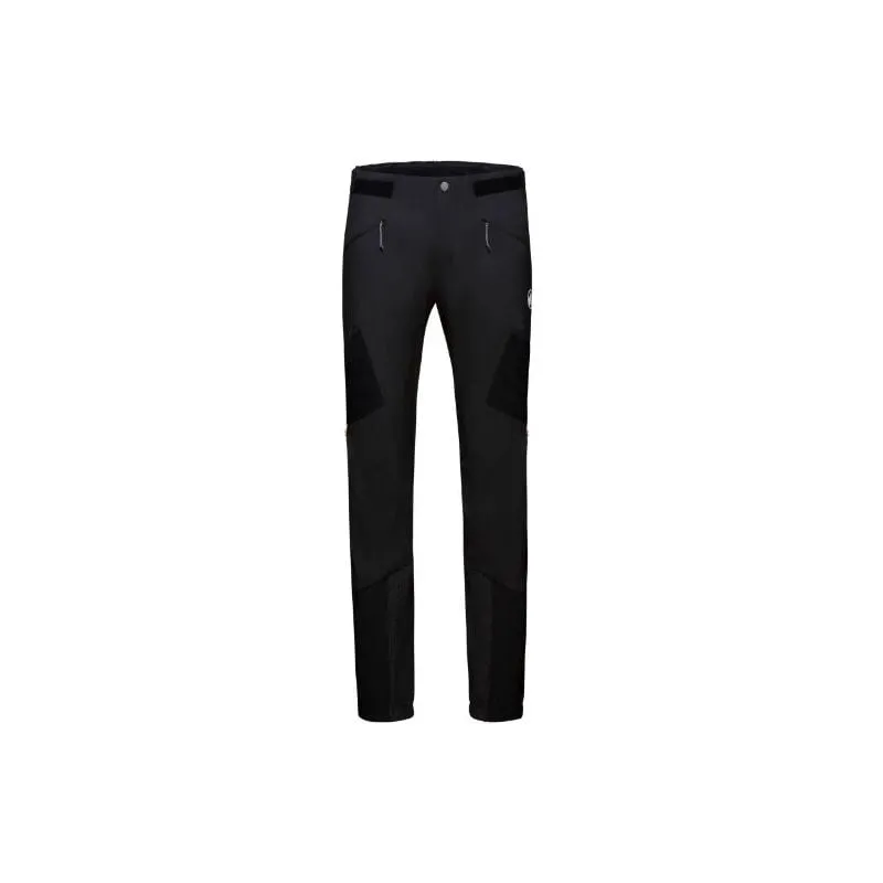 Pantalones esquí de travesía hombre Mammut Aenergy IN Hybrid (Black Vibrant Orange)