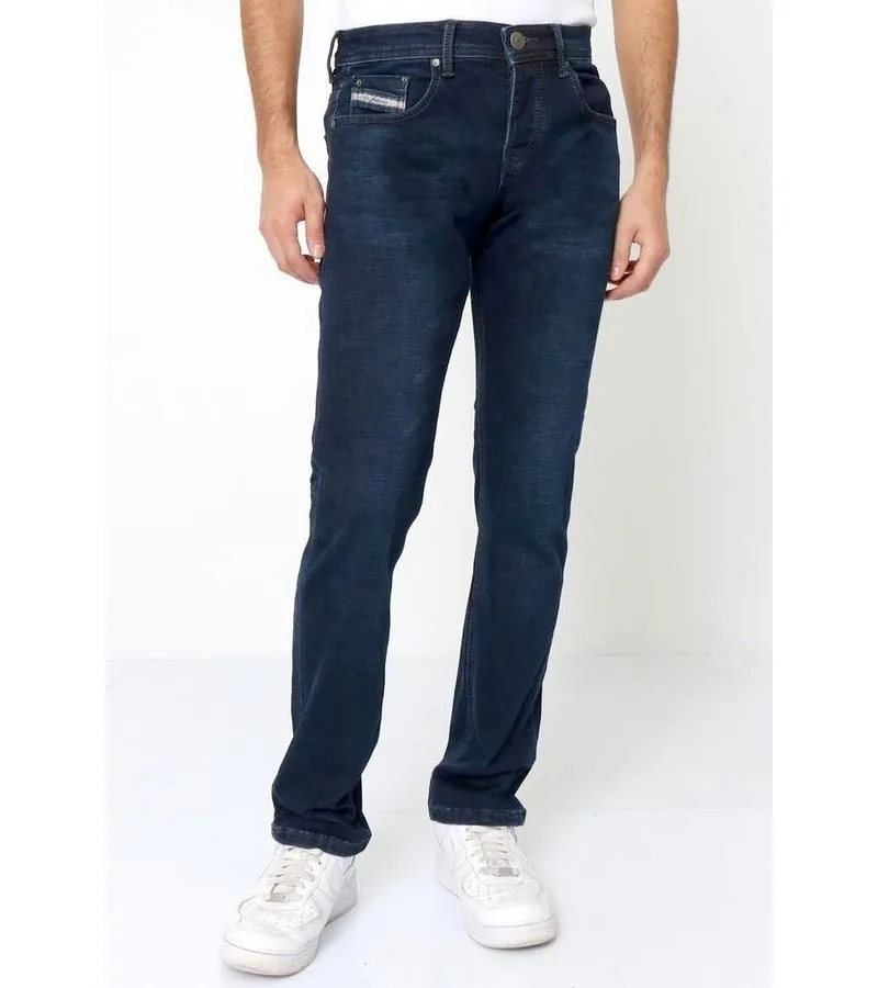 PANTALONES FINOS PARA HOMBRES  A11044  AZUL