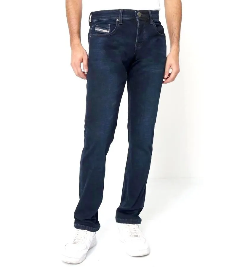 PANTALONES FINOS PARA HOMBRES  A11044  AZUL