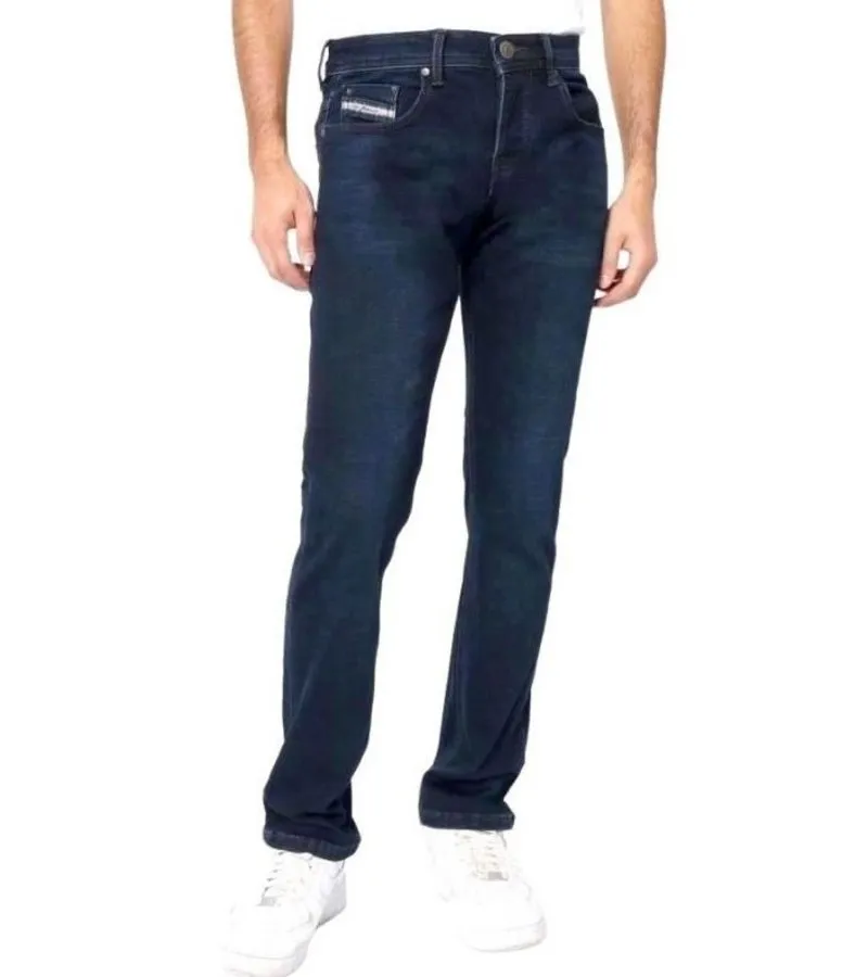 PANTALONES FINOS PARA HOMBRES  A11044  AZUL