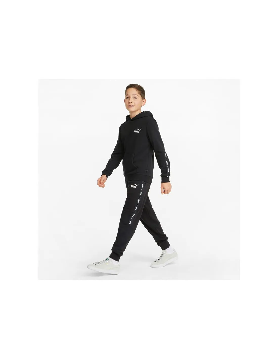 Pantalones Puma Essentials+ Tape Es Bk Infantil