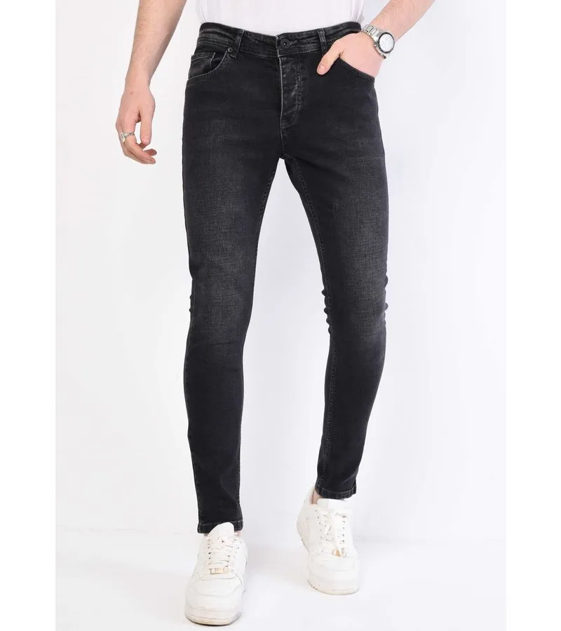 PANTALONES STRECH REGULAR FIT  DP29NW  NEGRO