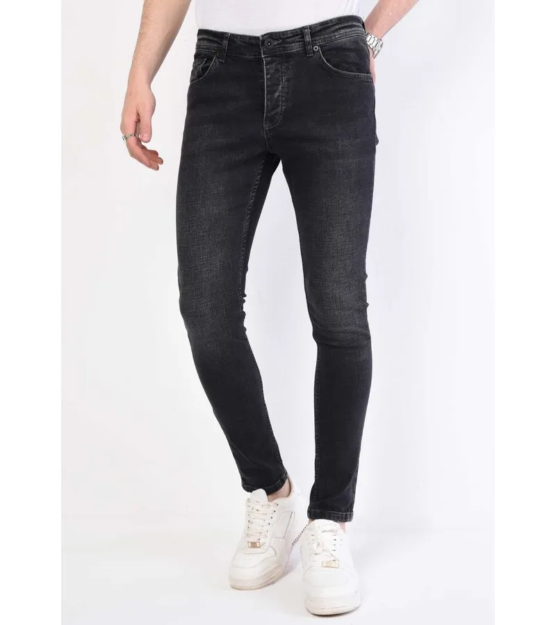 PANTALONES STRECH REGULAR FIT  DP29NW  NEGRO