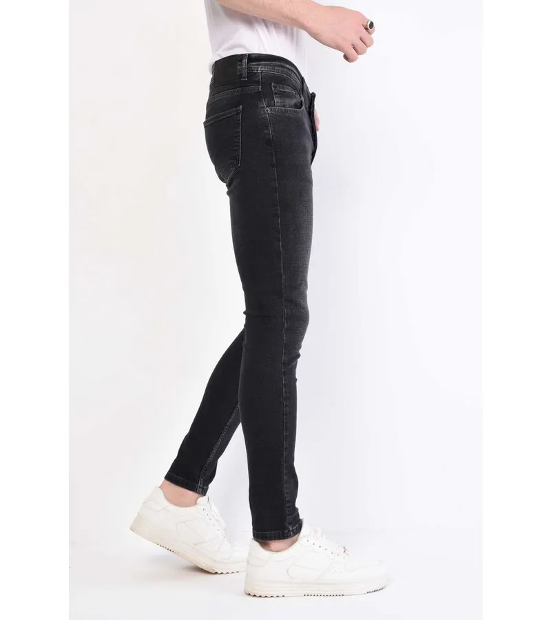 PANTALONES STRECH REGULAR FIT  DP29NW  NEGRO