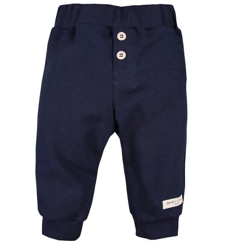 Pantalón de bebé azul marino Simply Comfy