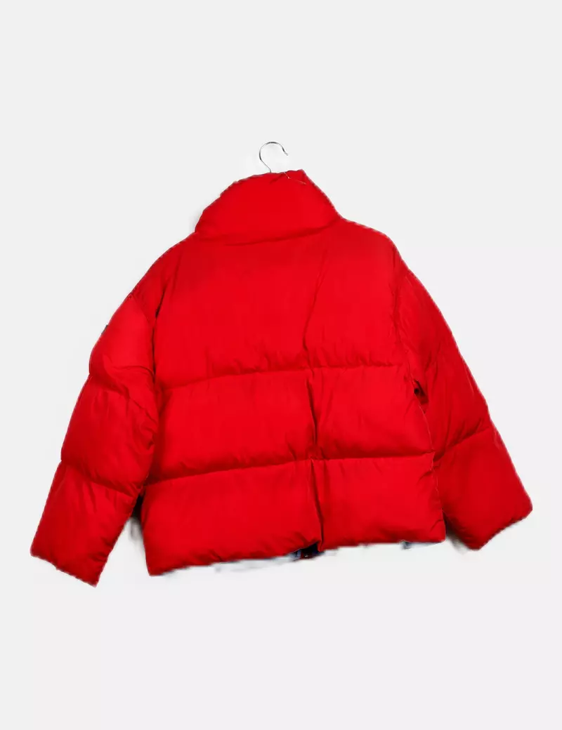 Pepe Jeans Abrigo rojo acolchado
