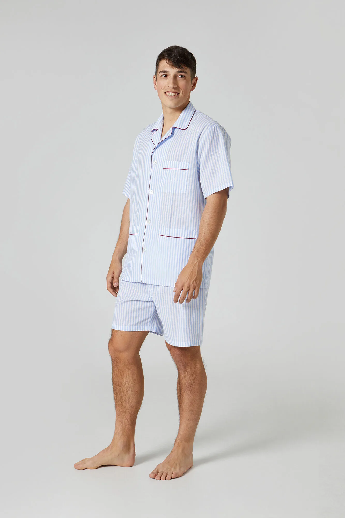 Pijama corto hombre