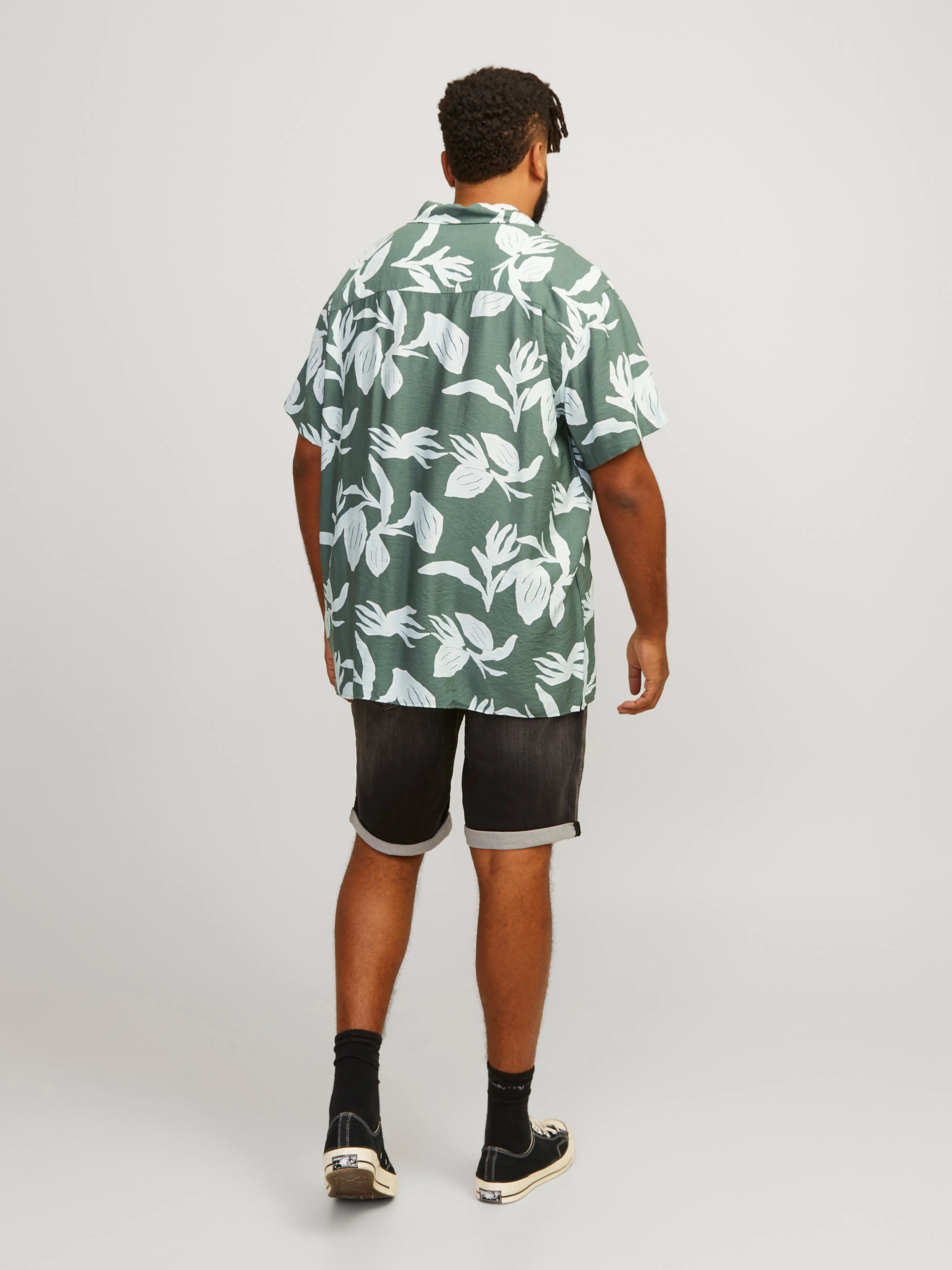 Plus Camisa Corte relaxed | Verde intermedio | Jack & Jones®