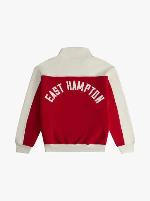 RHUDE CONTRAST QUARTERZIP VARSITY