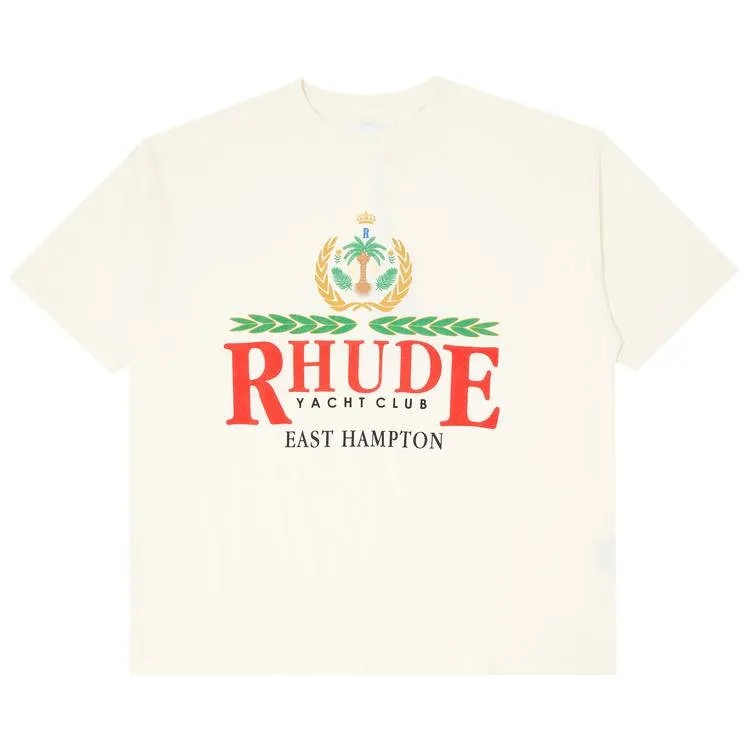 Rhude East Hampton Crest Tee 'Vintage White'