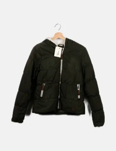 Rip Curl abrigo verde liso