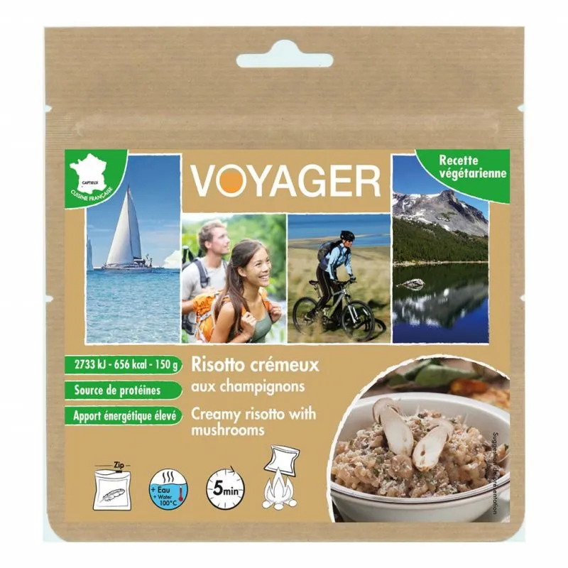 Risotto cremoso de setas Voyager