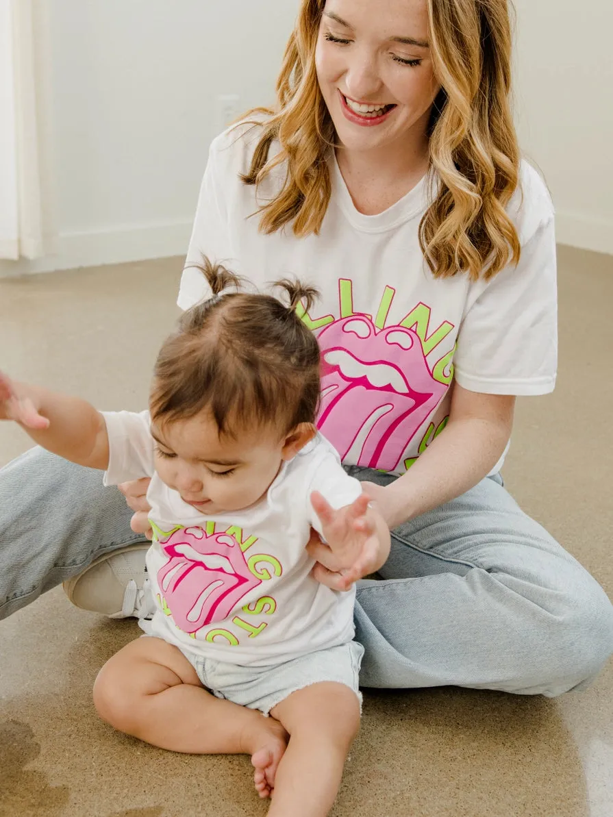 ROLLING STONES NEON PUFF TEE