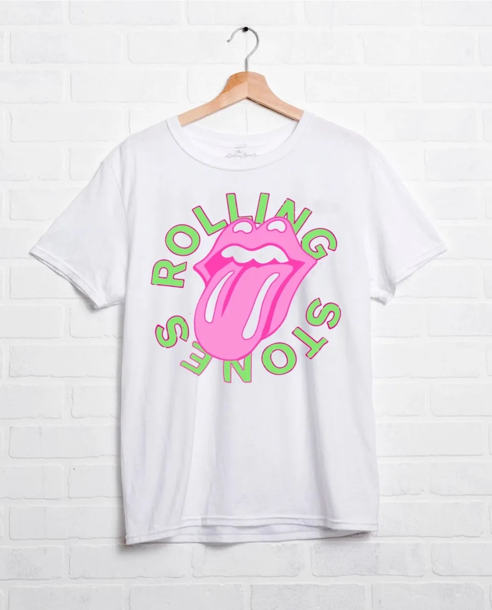 ROLLING STONES NEON PUFF TEE