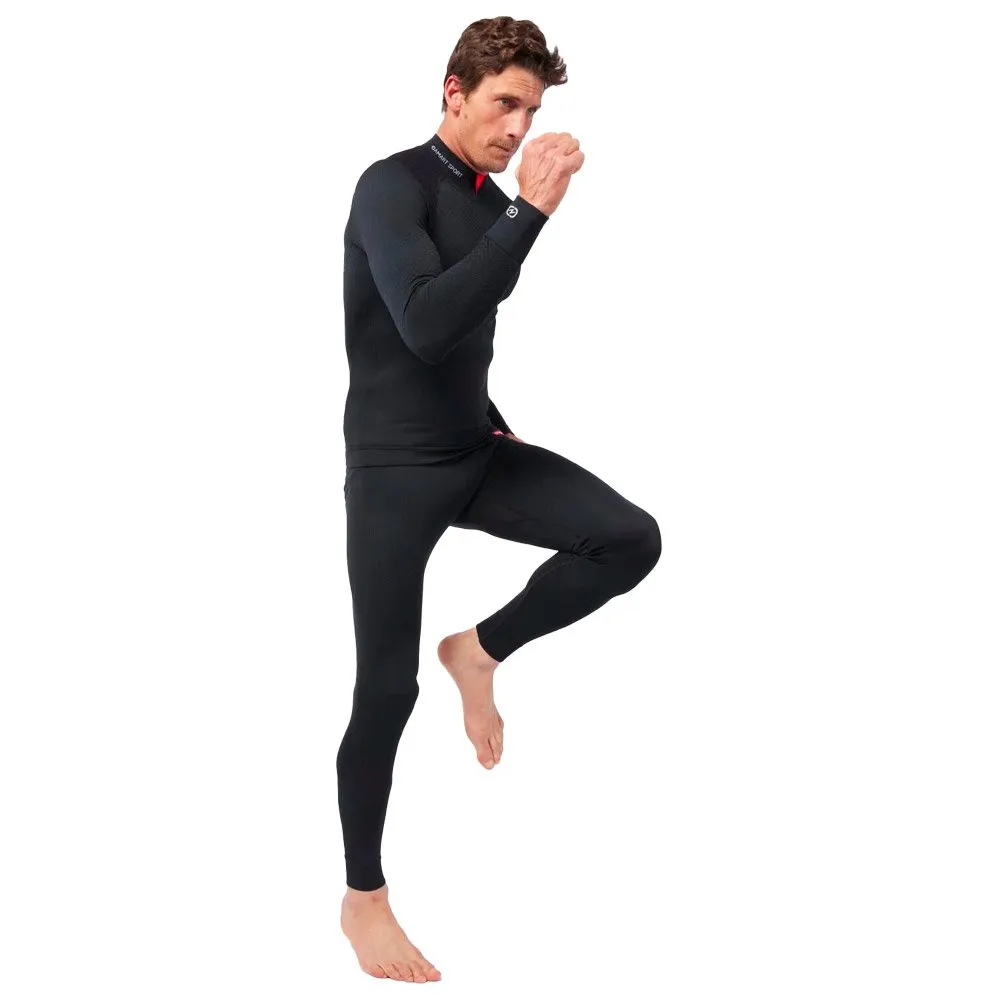 Ropa interior técnica Damart Sport Energy Thermolactyl 3 Col Zippe Noir