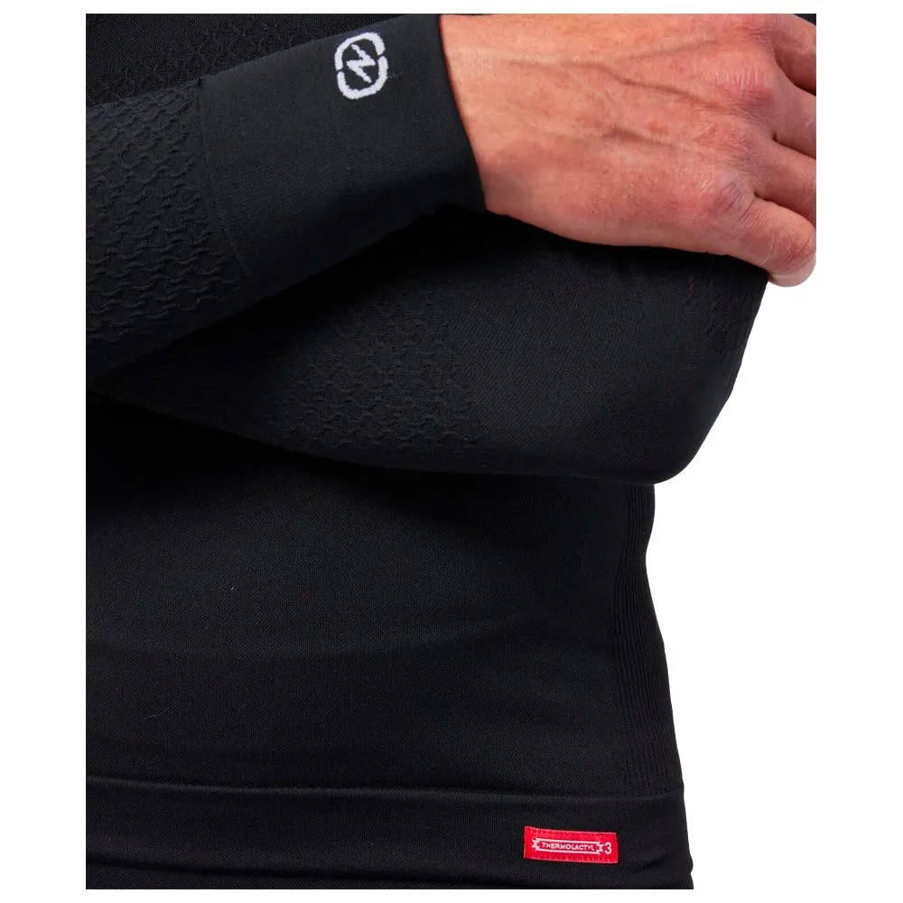 Ropa interior técnica Damart Sport Energy Thermolactyl 3 Col Zippe Noir