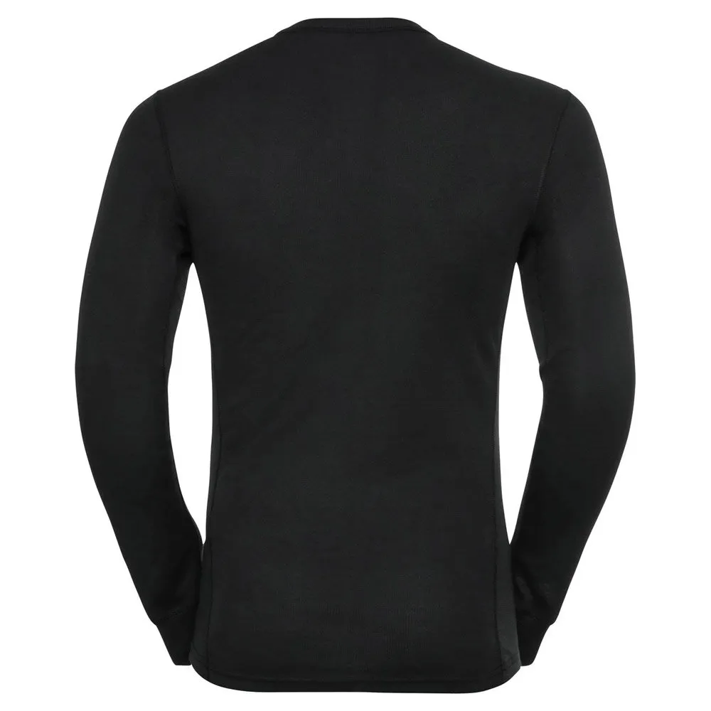 Ropa interior técnica Odlo Active Warm Eco Top Ls Crew Neck Black Black