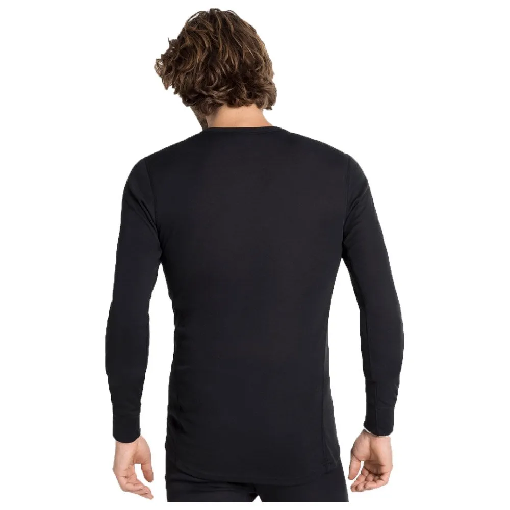 Ropa interior técnica Odlo Active Warm Eco Top Ls Crew Neck Black Black