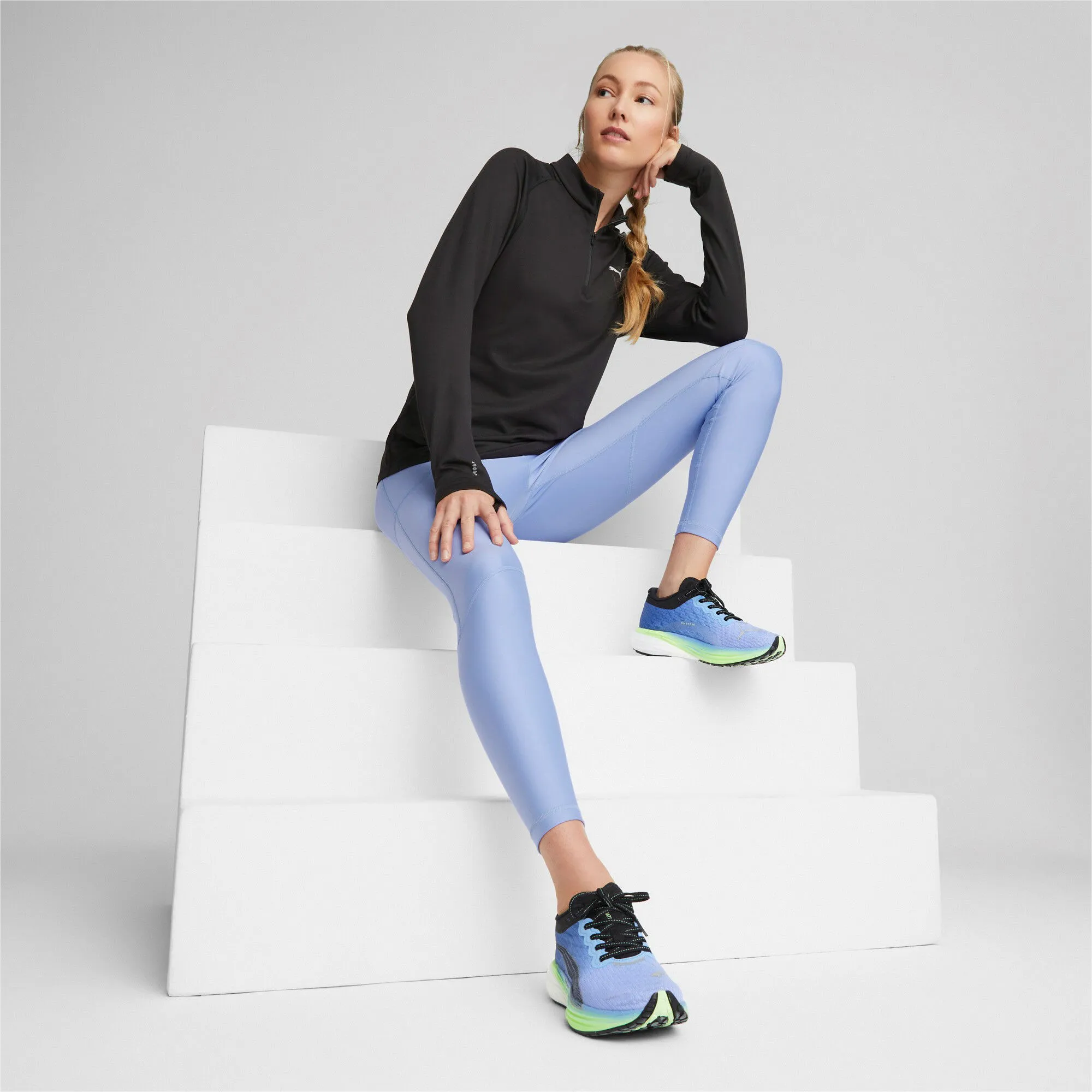 RUN CLOUDSPUN HALFZIP CAMISETA DE MANGA LARGA MUJERES