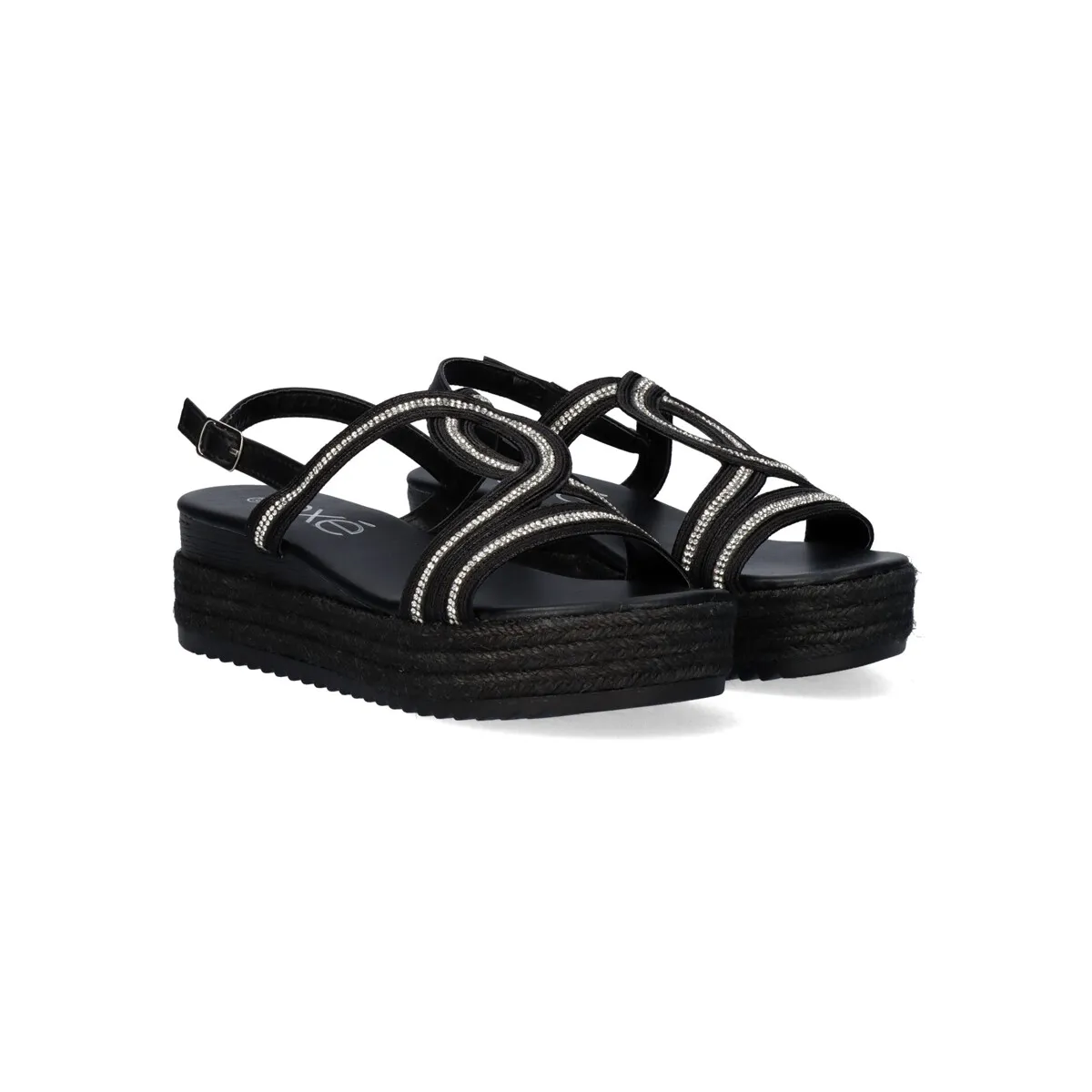 SANDALIA PLATAFORMA P358470 BLACK