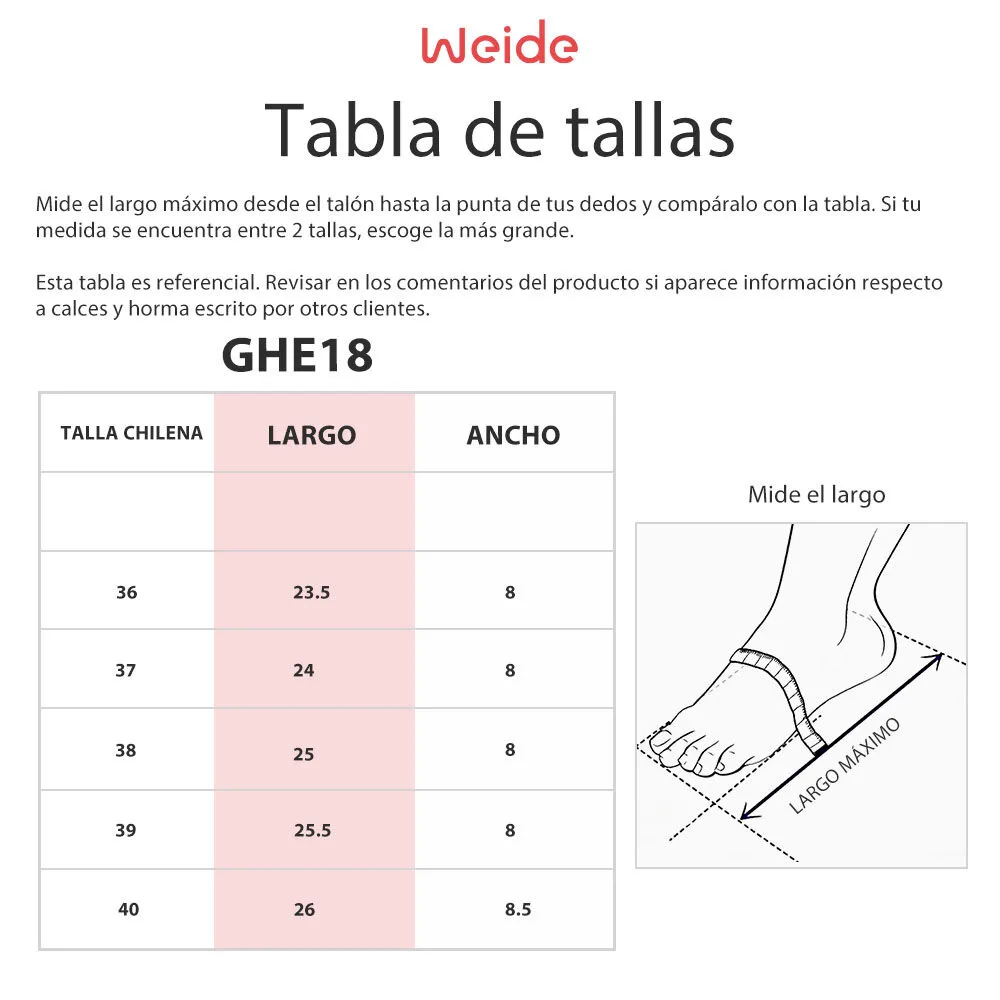 Sandalia Plataforma Verde Casual Ghe18 Weide