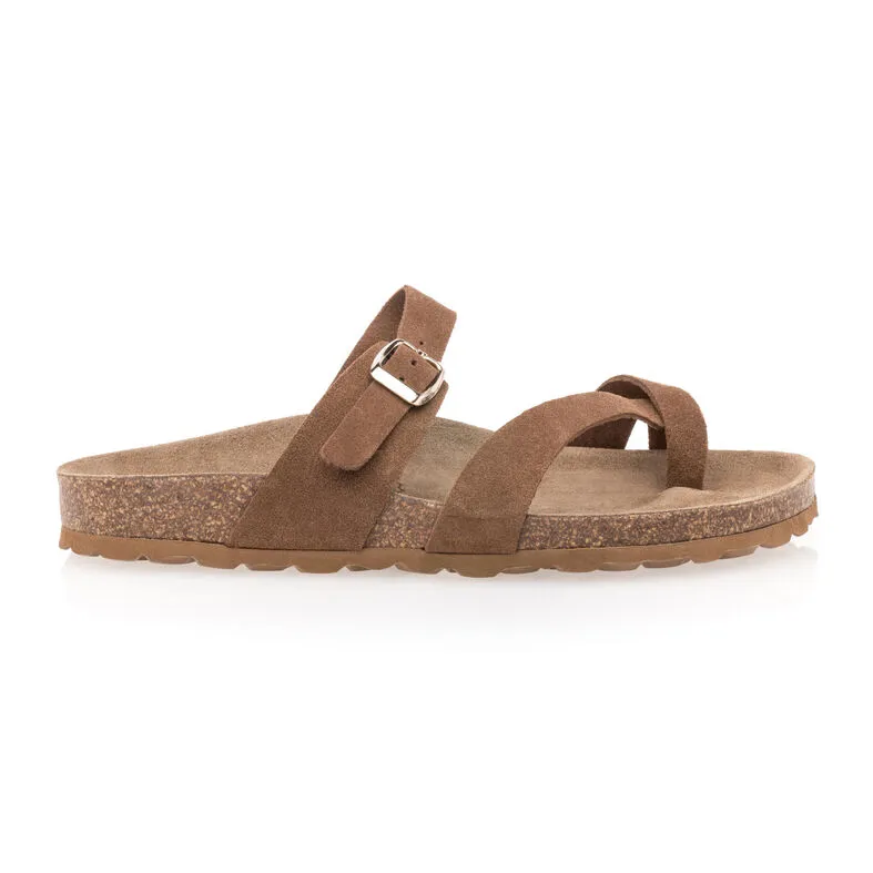 Sandalias mujer marrón
