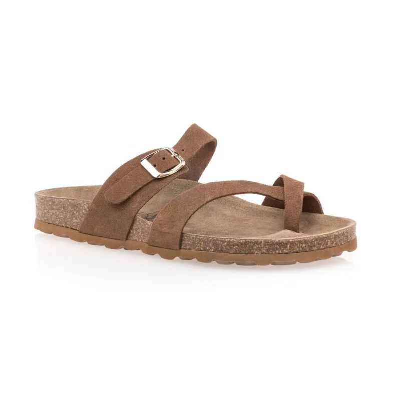 Sandalias mujer marrón