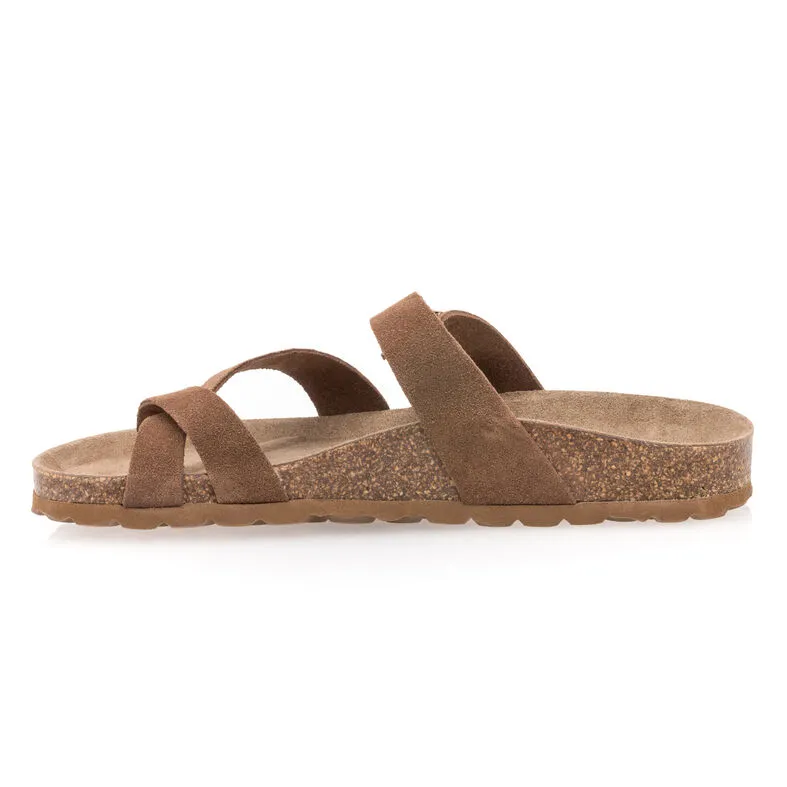 Sandalias mujer marrón