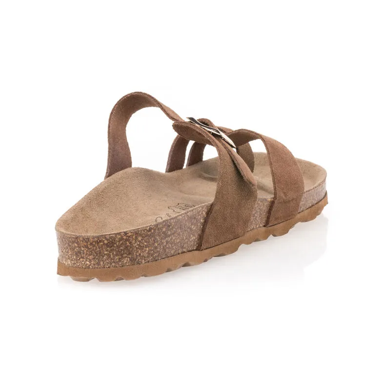 Sandalias mujer marrón