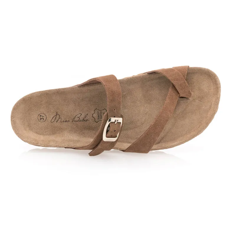 Sandalias mujer marrón