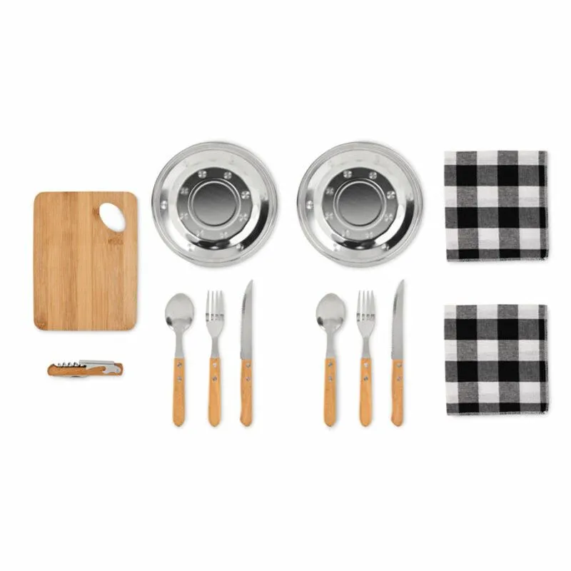 Set de 2 vajillas de picnic Hudson